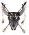 Western Dreamcatcher Indian Warpath Bull Bison Skull Crossed Arrows Wall Decor