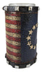 Ebros Pack of 2 Patriotic Betsy Ross American Flag Decorative Candle Holder