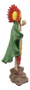 Tenochtitlan Aztec Eagle Warrior Skeleton Statue Day of The Dead Skull Phantom