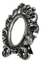Victorian Floral Scrollwork Ornate Vanity Dressing Desktop Table Mirror Accent