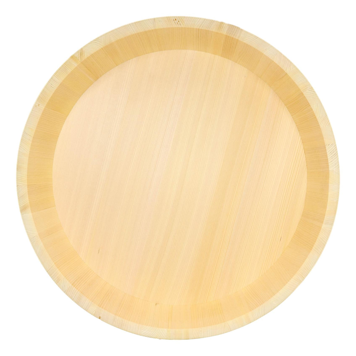 Made In Japan Hangiri Sushi Oke Rice Cypress Wood Large Mixing Bowl Tub 23.5"Dia - Ebros Gift