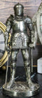 Medieval Suit Of Armor Statue 7"H Swordsman Brave Lionheart Knight Figurine