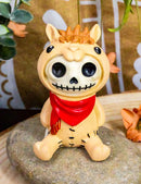 Ebros Furry Bones Mel The Desert Camel Suit Skeleton Monster Sit Up Ornament Figurine