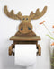 Ebros Whimsical Kids Rustic Bull Moose Cub Toilet Paper Holder With Cell Phone Rest