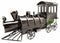Locomotive Railroad Train Hand Made Metal Wine Bottle Holder Caddy Figurine