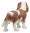 Large Realistic Adorable Cavalier King Charles Spaniel Dog Statue 16"Long