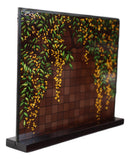 Ebros Frank Lloyd Wright D.D.Martin House Wisteria Panel 14" Wide Wall Panel Plaque Decor