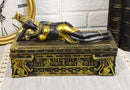 Ebros 8" Long Ancient Egyptian Queen Cleopatra in Repose Decorative Jewelry Box