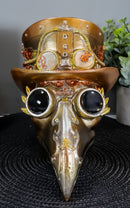 Ebros Bizarre Industrial Victorian Steampunk Plaque Doctor Bust Skull Figurine