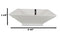 Ebros Pack Of 2 Kitchen And Dining Modern Contemporary Design Porcelain Square Bowls 35 Ounces 8.5"Diameter - Ebros Gift