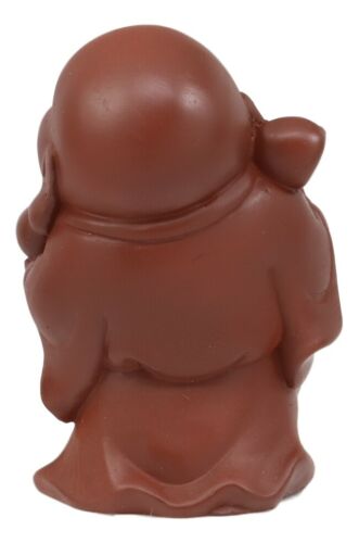 Laughing Buddha With Wisdom Pearl Feng Shui Bodhissatva Maitreya Mini Figurine - Ebros Gift