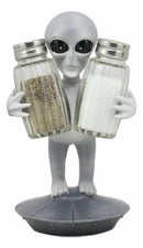 Extra Terrestrial UFO Outer Space Roswell Alien Salt And Pepper Shakers Set