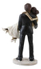 Ebros Groom Carrying Bride Skeleton Face Wedding Couple Statue Figurine 6.25"H