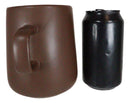 Brown Porcelain Coffee Maker Carafe Pot With Pour Over Dripper Filter Cup Set