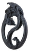 Ebros Feng Shui Yin Yang Harmony Celestial Dragon Wall Hanging Mirror Plaque Decor