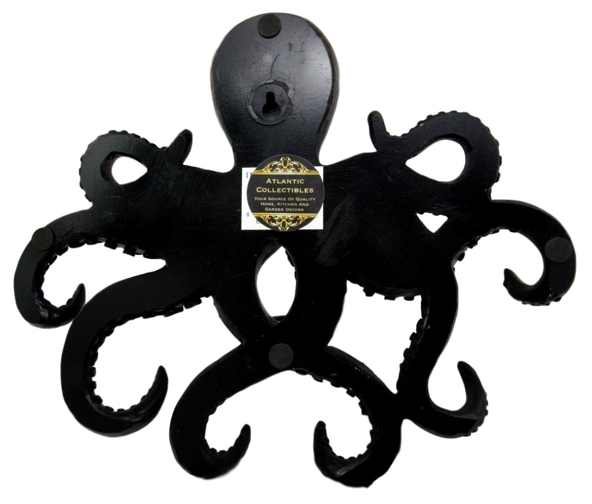 Ebros The Call of Cthulhu Deep Sea Kraken Octopus Wall Mount Key 11.25" H