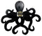 Ebros The Call of Cthulhu Deep Sea Kraken Octopus Wall Mount Key 11.25" H