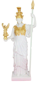 Virgin Patroness of Athens Athena Greek Goddess Figurine Wisdom War Strategy