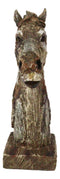 Faux Driftwood Equine Beauty Mustang Horse Head Desktop Plaque Sculpture 8.25"H
