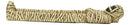 Egyptian King Tut Dead Sarcophagus Mummy In Bandage Stick Incense Holder Burner