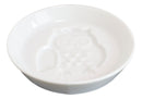 Set Of 6 Japanese White Porcelain Owl Small Dipping Sauce Condiment Dishes Bowls