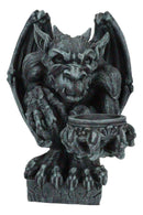 Squatting Gothic Gargoyle Candle Holder Guardian Servant Tea Light Castle Butler