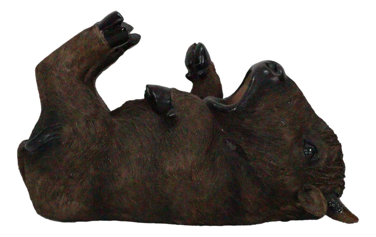 Kitchen Party Decor Drunk Buffalo Bison Wine Holder Rack Figurine Sculpture