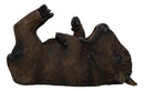 Kitchen Party Decor Drunk Buffalo Bison Wine Holder Rack Figurine Sculpture
