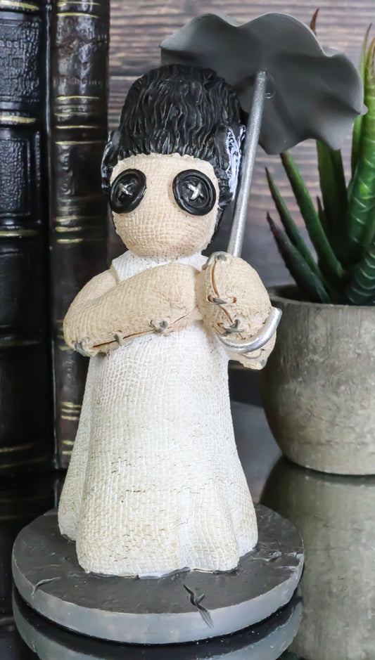 Ebros Pinheadz Monster with Voodoo Stitches Figurine 4.25"H (Mrs Frankenstein)