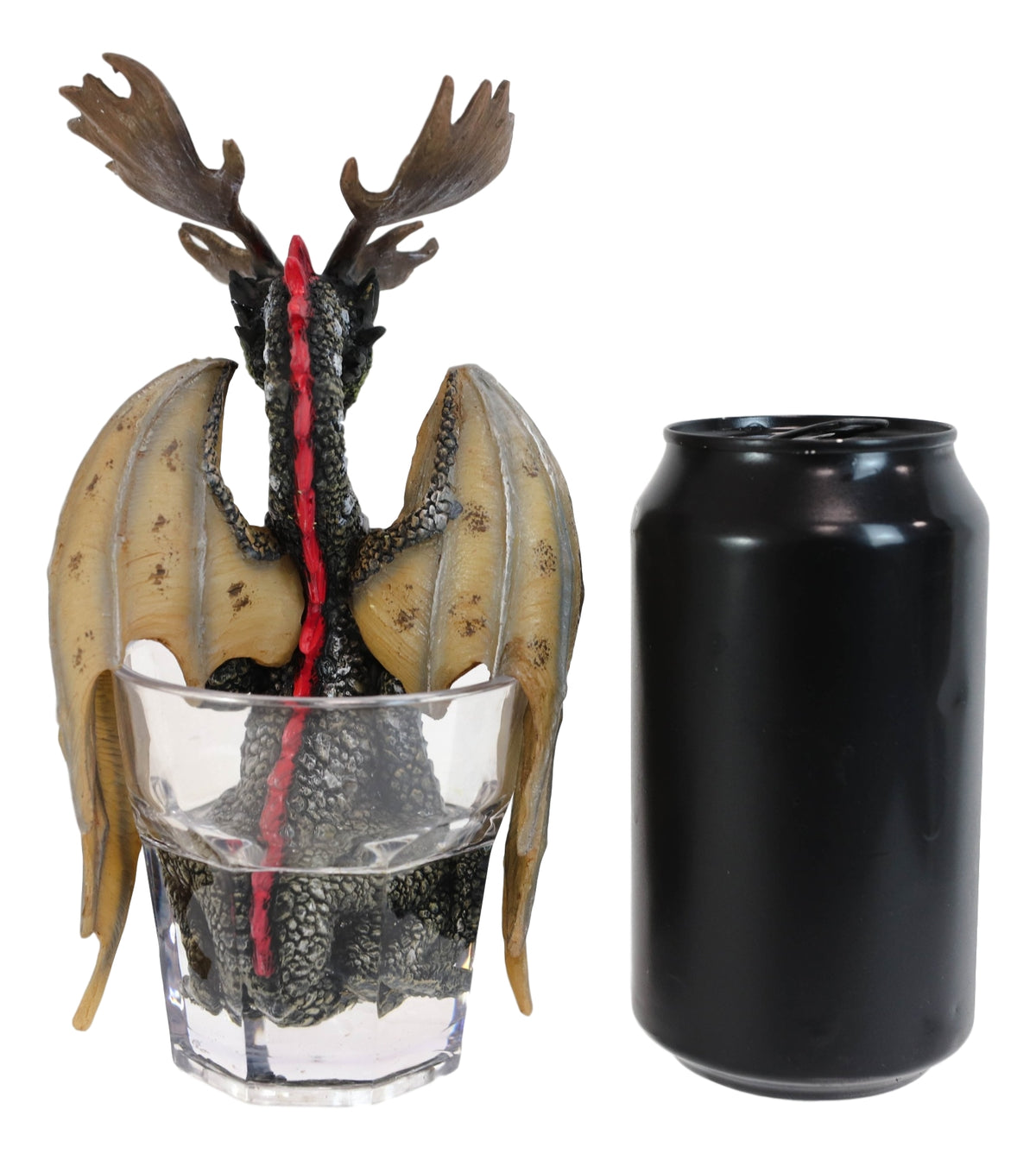 Cocktail Spirit Drunken Vodka Elk Moose Dragon Statue Fantasy Decor Figurine