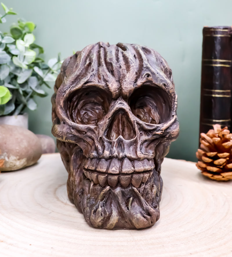 Ebros Swamp Carnage Monster With Wooden Creeping Roots Skull Decorative Figurine