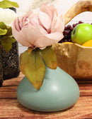 Ebros Teco Art Pottery by Frank Lloyd Wright Matte Glaze Vase (Kiss - Green)