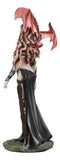 Furionchires Red Haired Witch Warrior With Juvenile Dragon Statue Nene Thomas