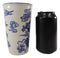 White Blue Oriental Dragon King Ceramic Travel Mug Cup 12oz With Lid Hot Or Cold