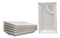 Ebros 10" White Rectangular Serving Plate or Slate or Dish With Sauce Partition - Ebros Gift