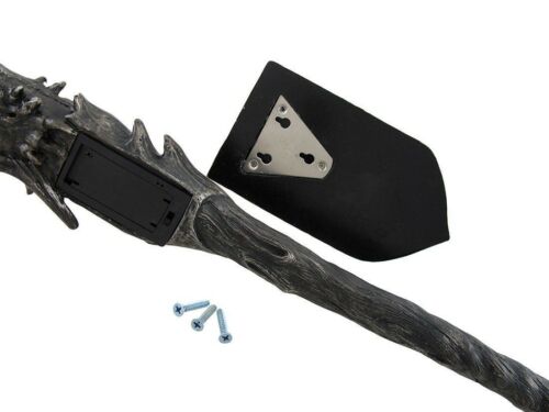 Ebros Alchemy Magic Dungeon Dragon Head Scepter LED Torch W/ Left Claw Wall Decor - Ebros Gift