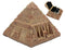 Ebros Egyptian Pyramid Box 7"Wide The Great Pyramid Of Khufu Hinged Trinket Box