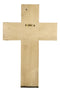 Rustic Western American Flag Colors God Bless America Patriotic Wall Cross 14"H