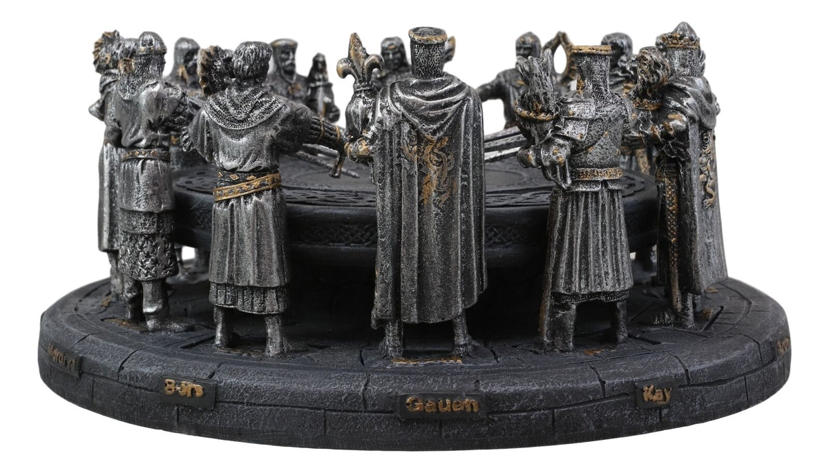 Ebros King Arthur and The Knights of The Round Table Decorative Statue 11" Wide - Ebros Gift