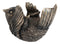 Bronzed Wise Wine Great Horned Owl Wine Holder 9.25"Long Home Decor
