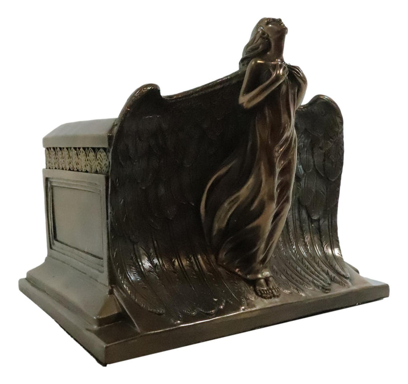 Ebros Heaven Bound Rising Angel Funeral Cremation Urn Resin Statue Memorial Angels 9"H