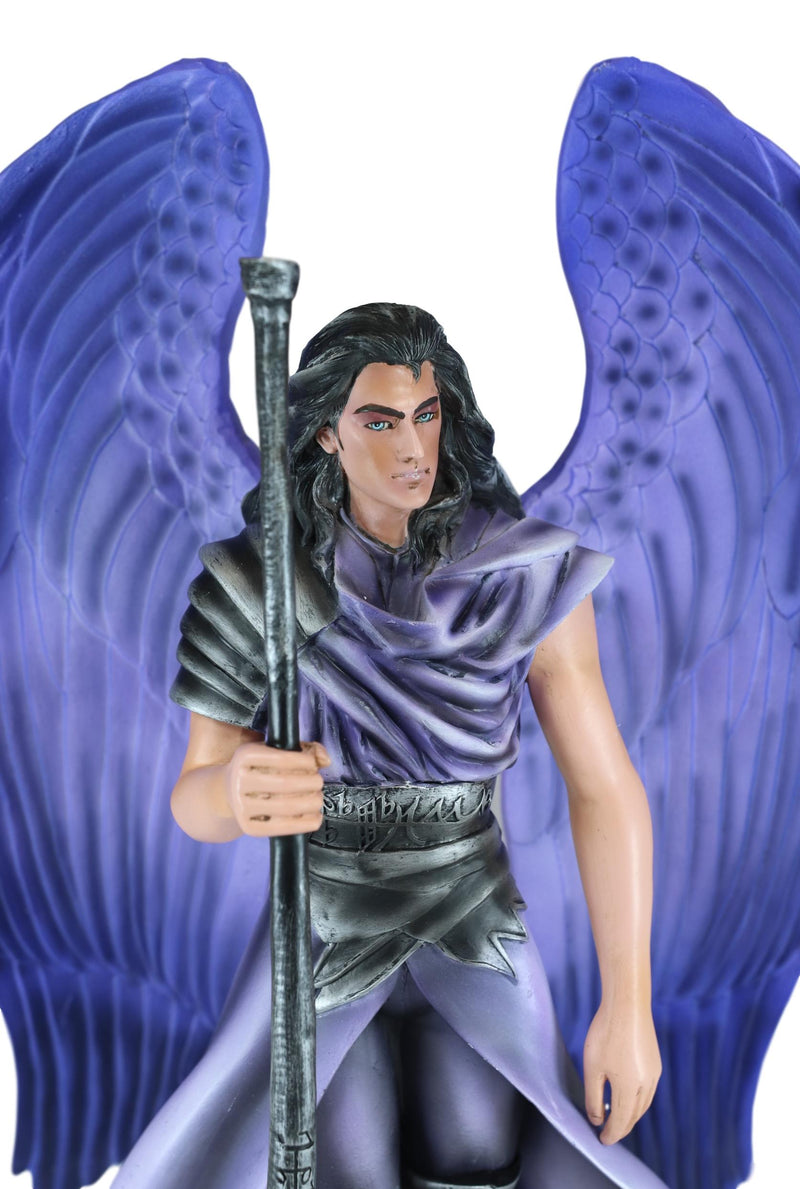 Ebros  Judaic Colorful Cherubim Messenger Archangel Saint Gabriel Statue 15"H