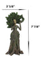 Celtic Greenman Tree Woman Gaia Dryad Ent Native Morning Beauty Sunrise Figurine