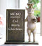Ebros Aluminum Porky Pig With Chef Hat Standing By A Menu Board Statue Decor