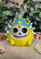Ebros Furry Bones Puffington The Fugu Pufferfish Skeleton Figurine 2" H Furrybones Bloated Fish Ocean Aquatic Creature Costume Hooded Skull Monster Collectible Sculpture Decorative Toy