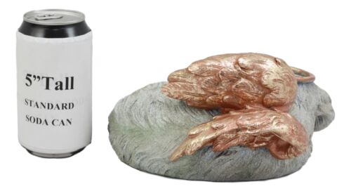 Ebros Heavenly Halo Angel Dog Urn Statue 8" Long Pet Memorial All Dogs Go to Heaven