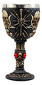 Pirate Star Boneyard Ossuary Skull Sacrifice Wine Goblet Drink Chalice Cup 6oz