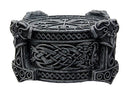 Ebros Thor Mjolnir Hammer Talisman Compass Jewelry Trinket Box Figurine 5"L