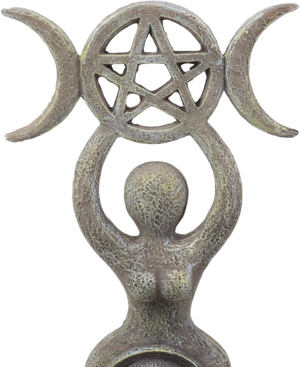 Ebros The Spiral Goddess Feminine Power Spiritual Triple Goddess Figurine 8 inch - Ebros Gift