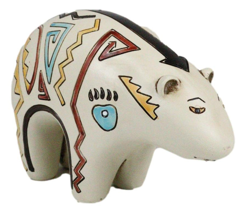 Native Tribe American Aztec Hopi Indian Style Black Bear Totem Spirit Figurine